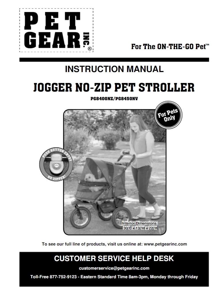 Pet Gear Stroller Instructions And Reviews Page_1