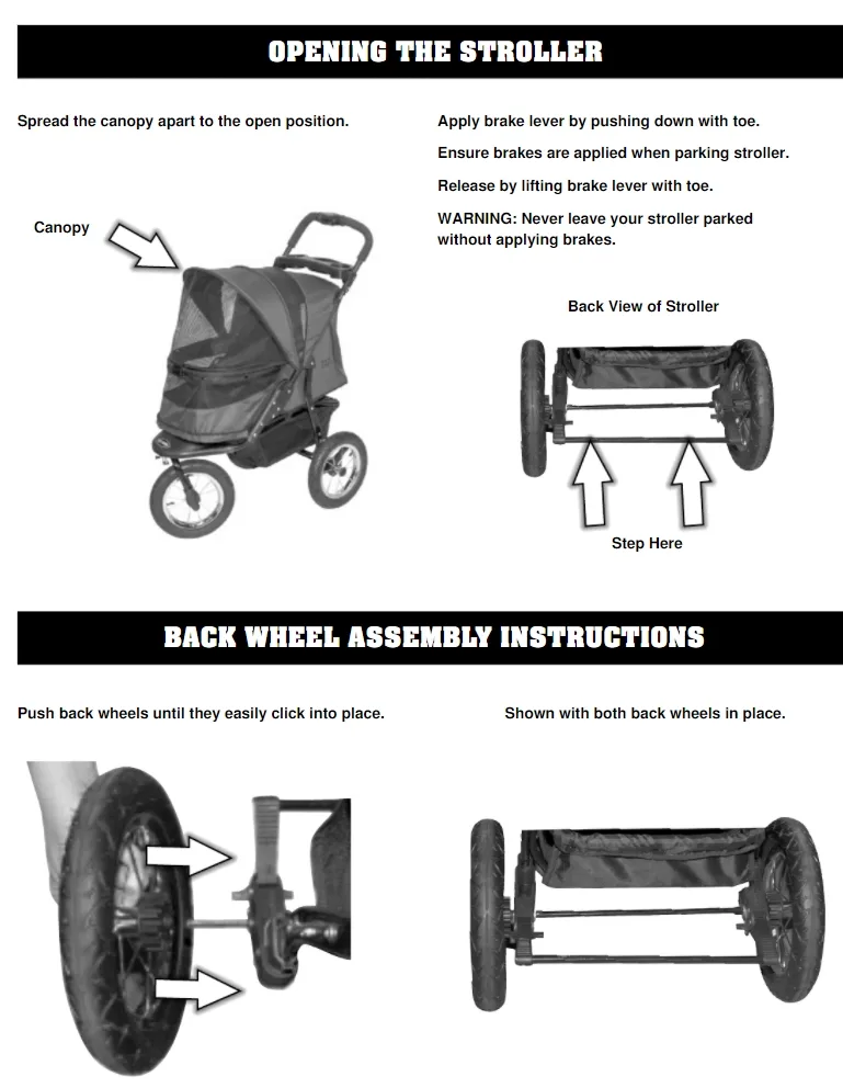 Pet Gear Stroller Instructions And Reviews Page_3