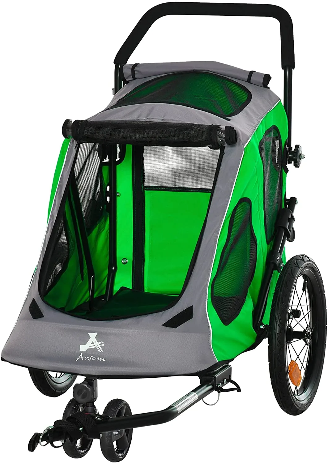 Aosom Dog Bike Trailer 2 in 1