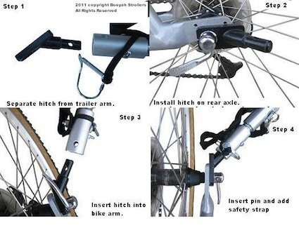 Connecting the Booyah towing hitch