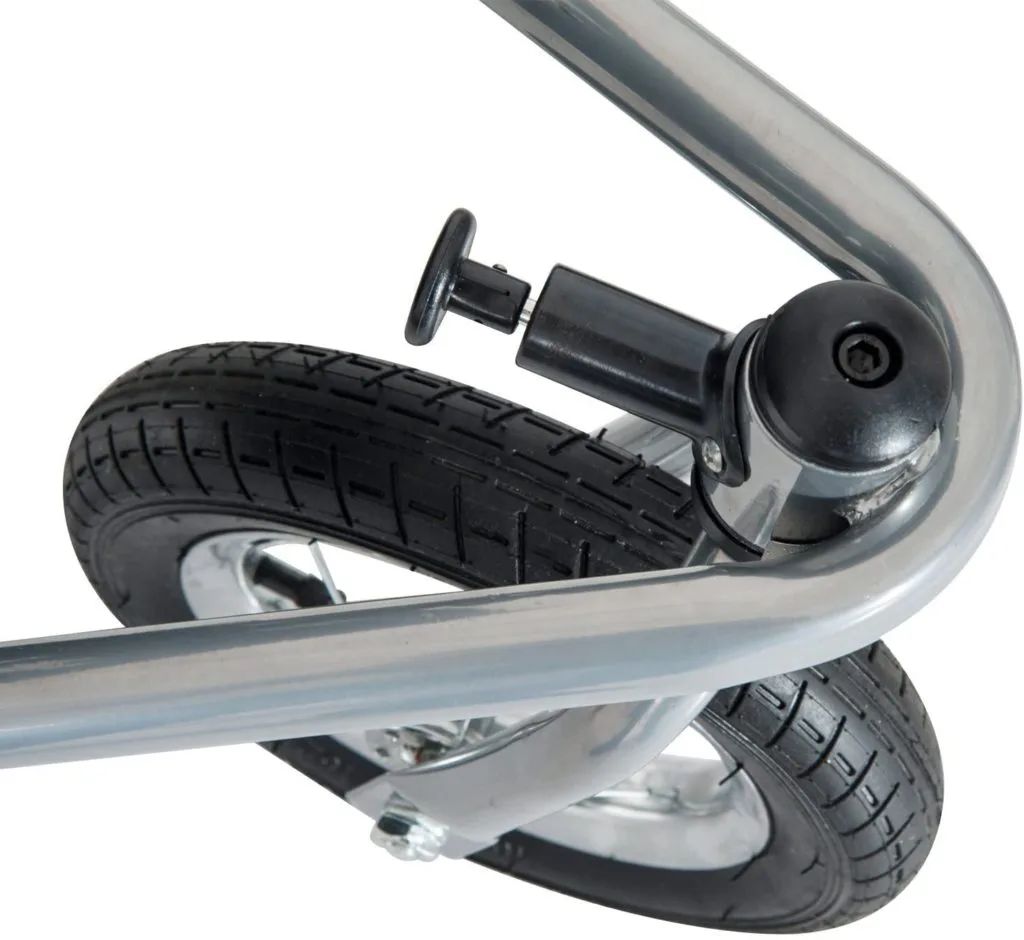 The Best Aosom Dog Stroller Elite II Bicycle Trailer Review 2024 front wheel