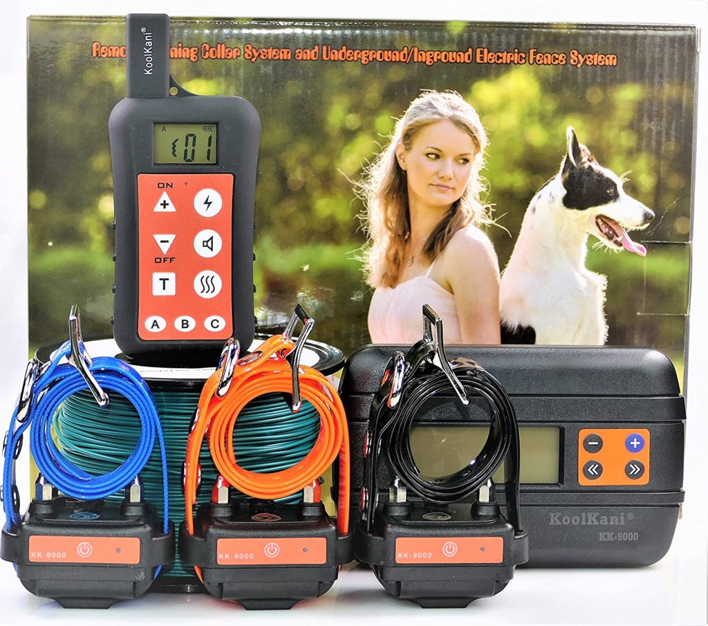 KoolKani Remote Dog Containment Fence System Combo